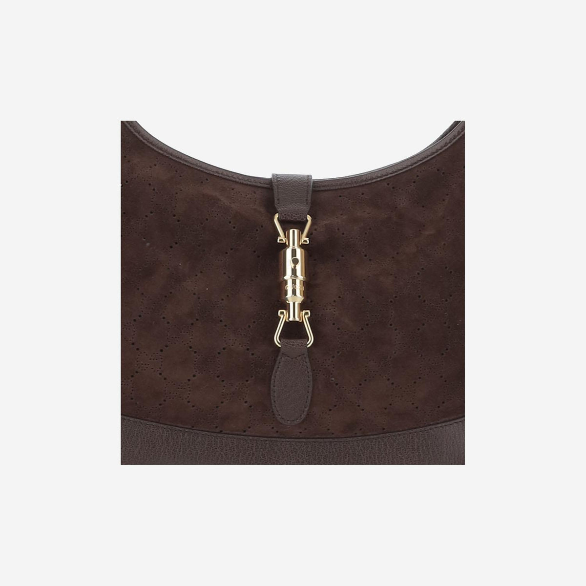GUCCI Leather Shoulder Bag Brown Women’s Handbag