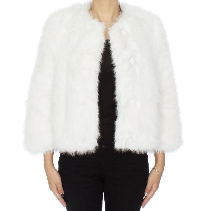 Zadig&Voltaire Faux Fur Jacket Black Women’s WWCO00212 JUDO