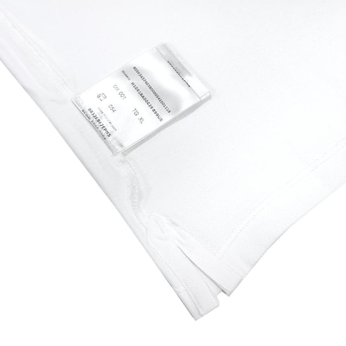 Moncler White Short Sleeve Polo T-Shirt