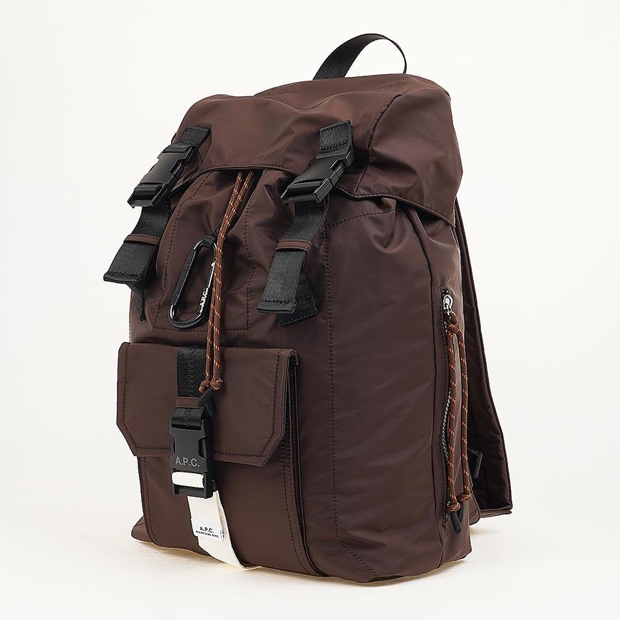 A.P.C. Men’s Trek Nylon Backpack Black