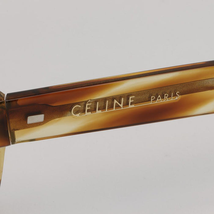 CELINE Thick Transparent Light Tortoise Asian Fit Eyeglasses Frames CL50011F 056