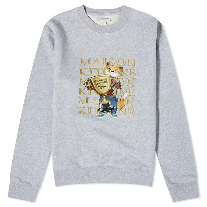 Maison Kitsune Fox Champion Logo Men’s Sweatshirt