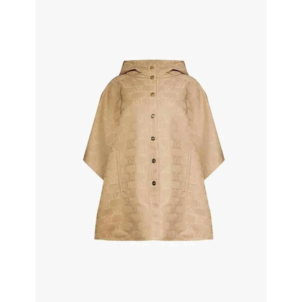 Max Mara Jacquard Monogram Cape Jacket 24736111600 007