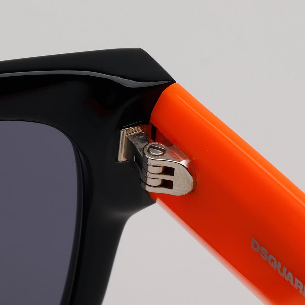Dsquared2 Black Oversized Acetate Square Sunglasses ICON0004S 8LZ7Y