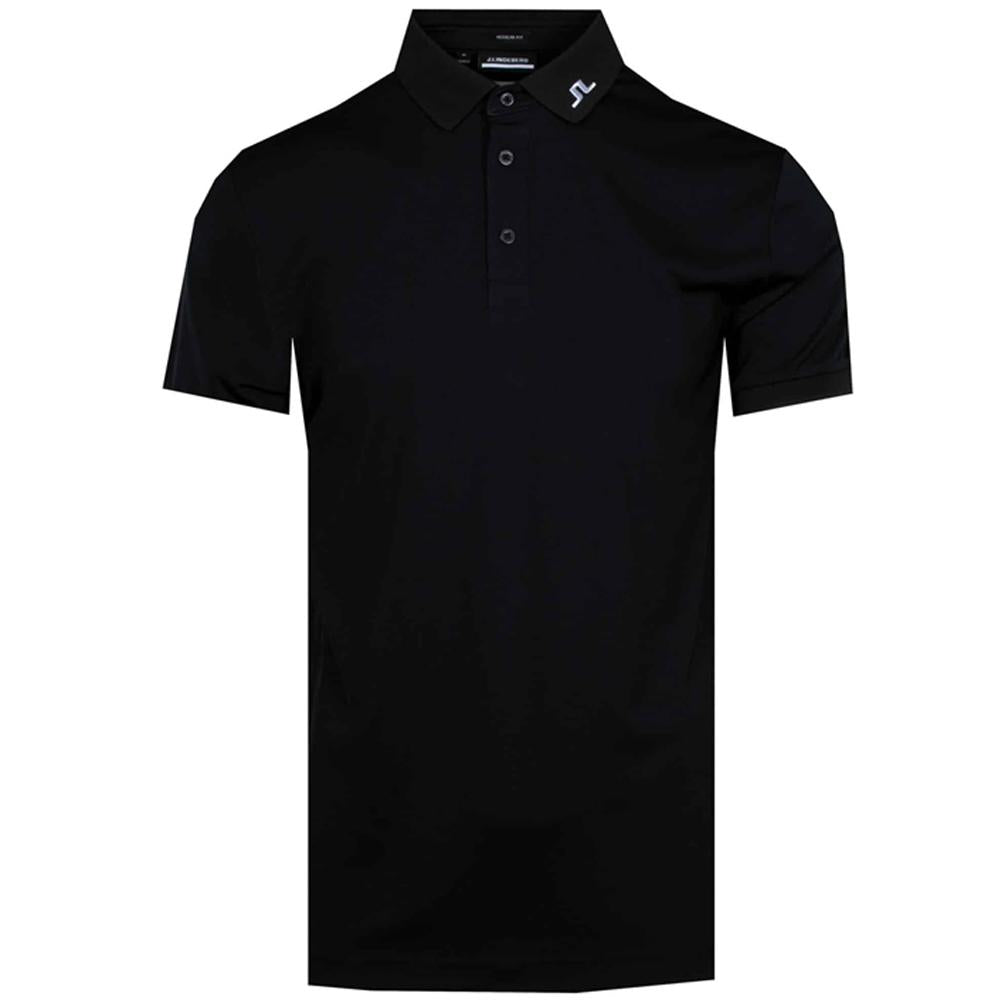 J LINDEBERG KV Logo Regular Fit Polo T-Shirt Black