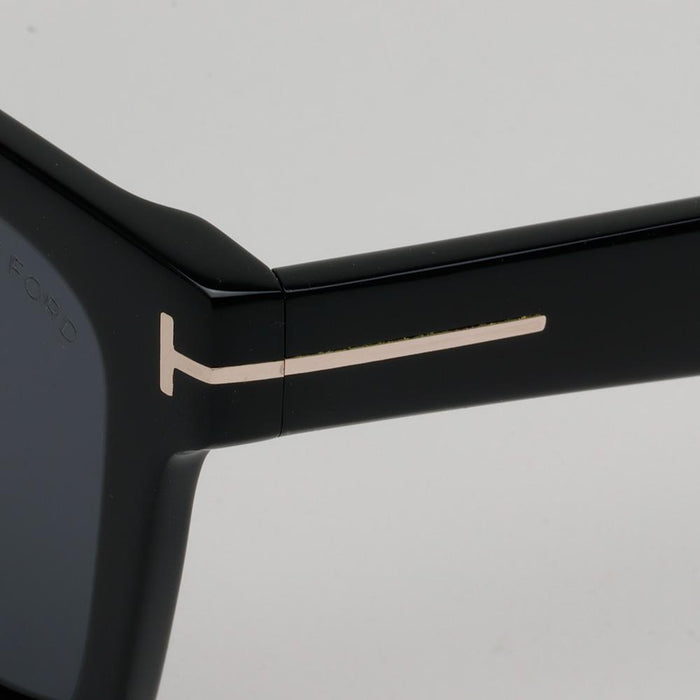 TOM FORD Black Square Acetate Asian Fit Sunglasses TF1161K 01A