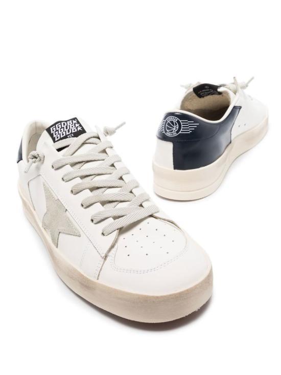 GOLDEN GOOSE White Leather Low-Top Sneakers for Men GMF00128 F000567