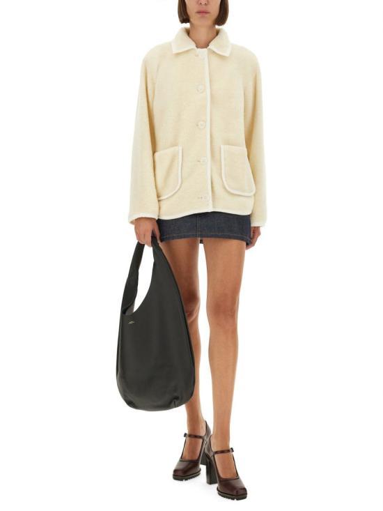 A.P.C. Ecru Wool Jacket WOARGF32035 AAD