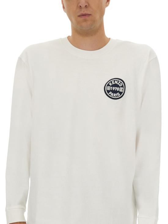KENZO White Long Sleeve Sweatshirt FF65TL3504 SI02