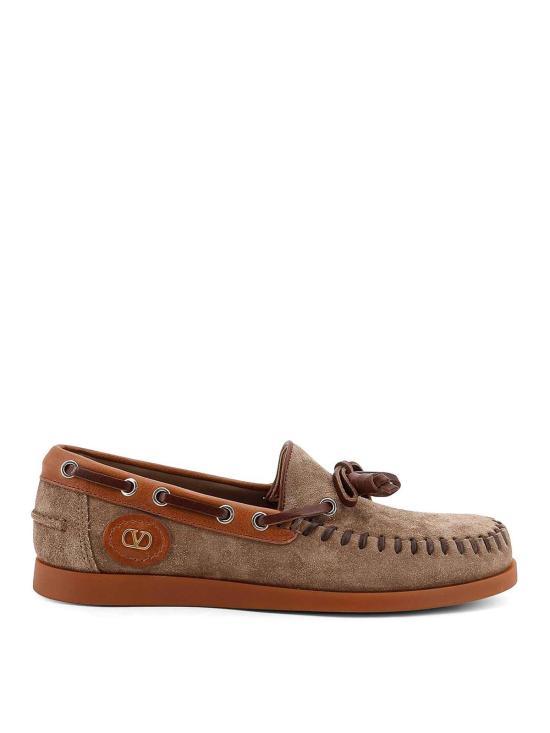 VALENTINO Garavani Leather Lo 7W2S0MW1 BTL AMV DARK KHAKI TOBACCO BARK BROWN DOM
