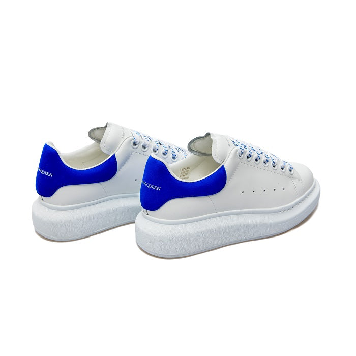 Alexander Mcqueen Oversized Blue Suede Women's Low Top Sneaker 719412 WHGP7 8981