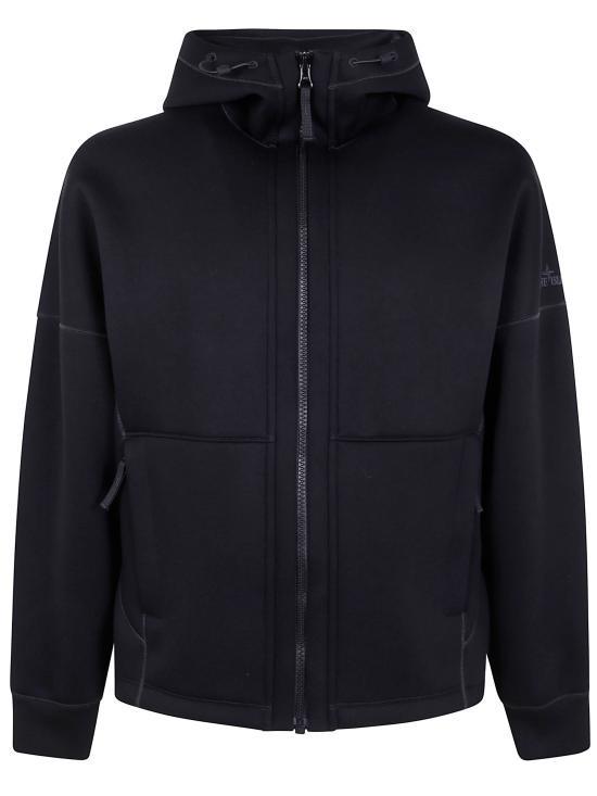 STONE ISLAND Oversized Fit Hooded Sweatshirt with Zip Pocket K2S15 S0213 V0029