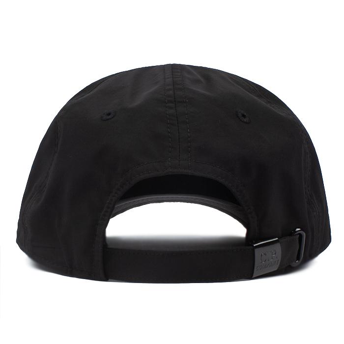 CP Company Chrome-R Embroidered Logo Baseball Cap Black