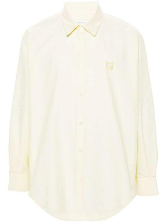 Maison Kitsune Contoured Fox Head Skate Long Sleeve Shirt MM00405 WC2047 P719