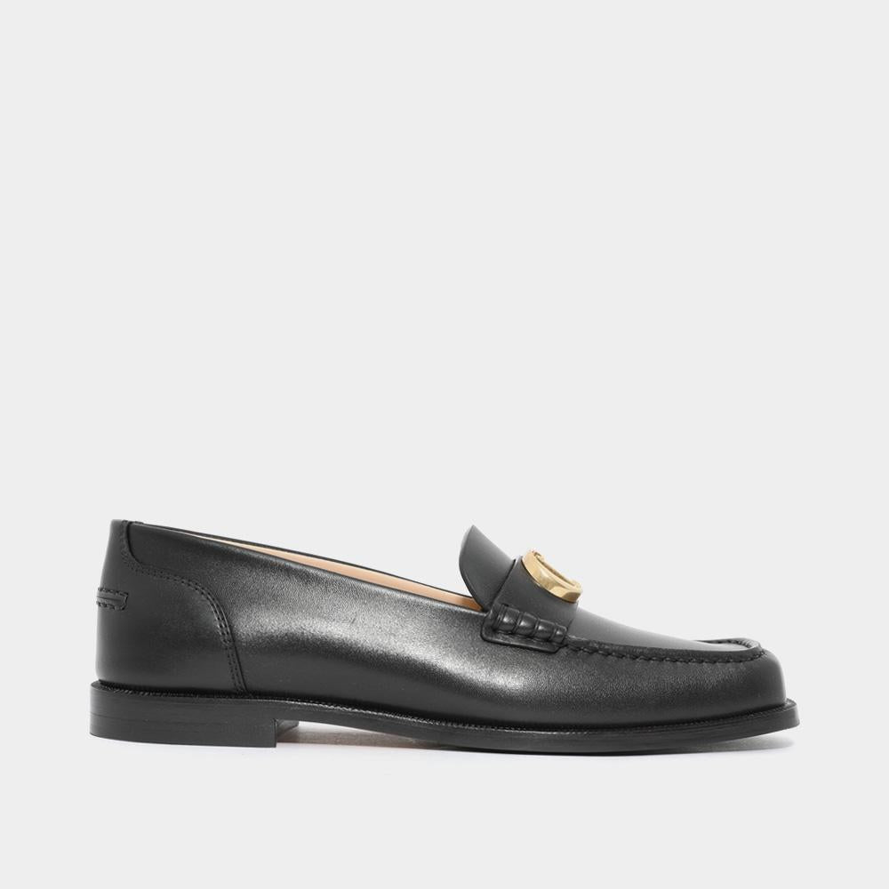 DIOR CD Logo Palle Leather Women’s Loafers KDF196VEA S900