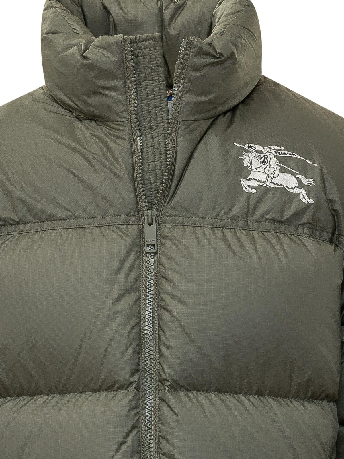 BURBERRY Black Down Puffer Jacket for Men