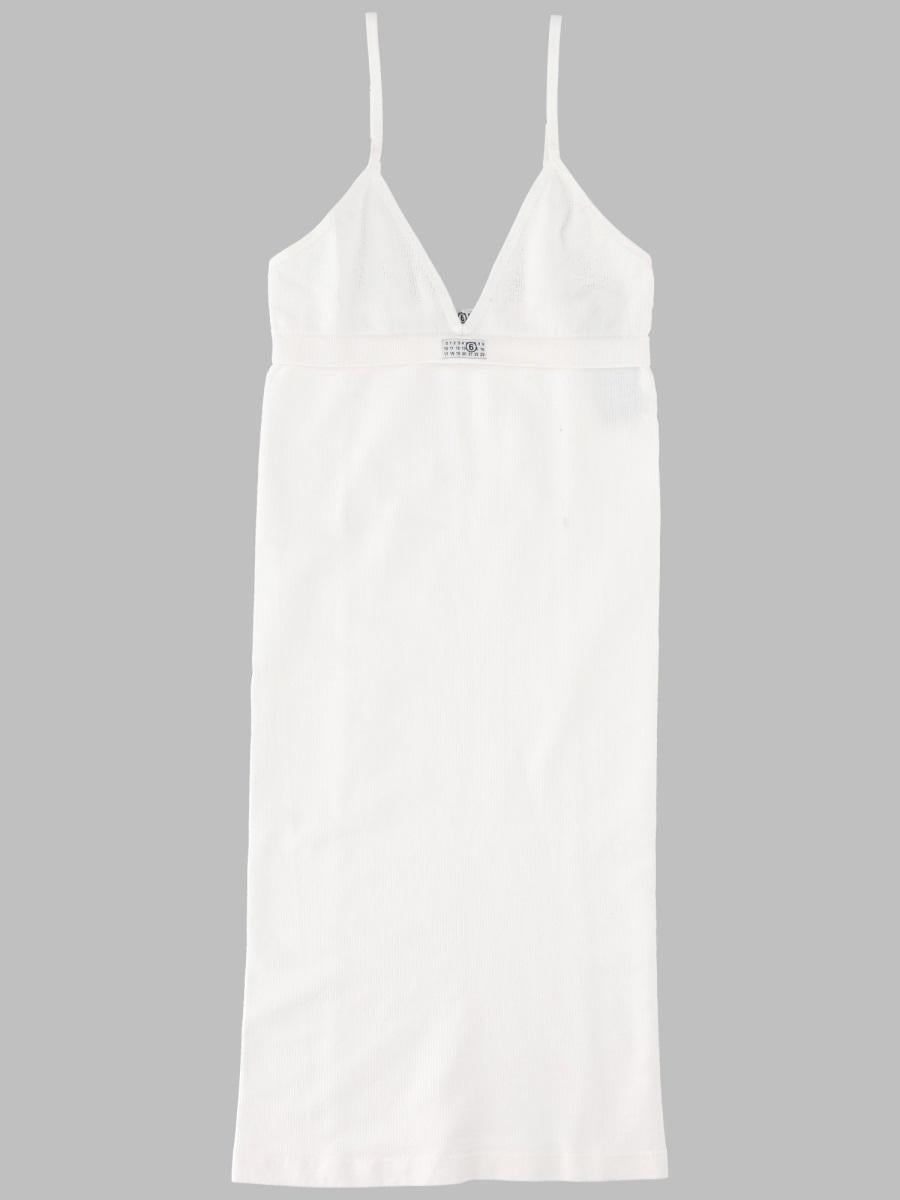 Maison Margiela White Brassiere Slipwear Top
