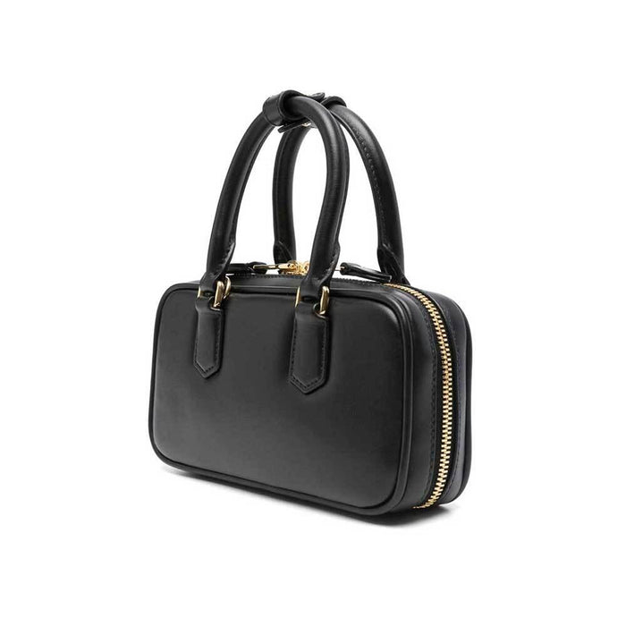 Miu Miu Arcadie Mini Leather Tote Bag Black