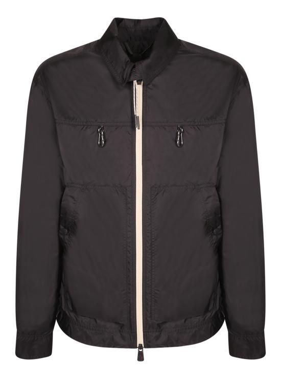Moncler Black Lightweight Zip Jacket for Men 1G00008 53A5E 999 BLACK DOM