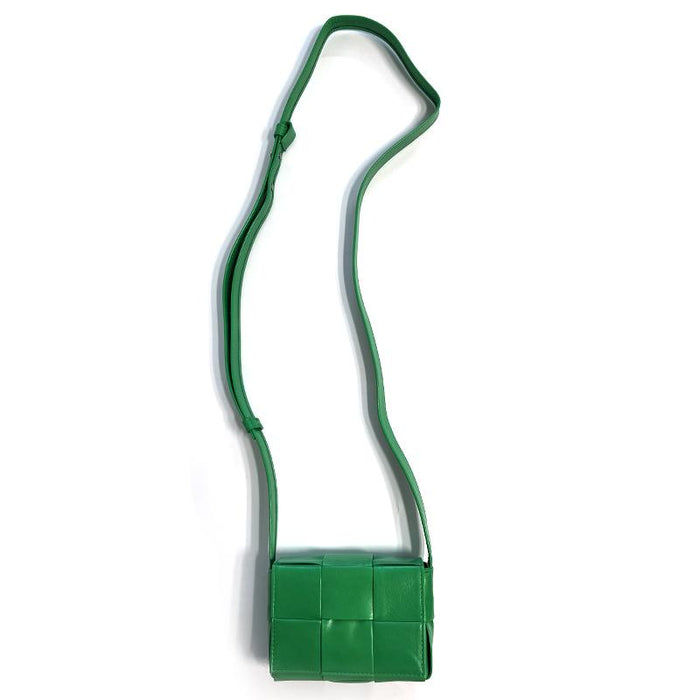 Bottega Veneta Parakeet Green Mini Candy Cassette Shoulder Bag