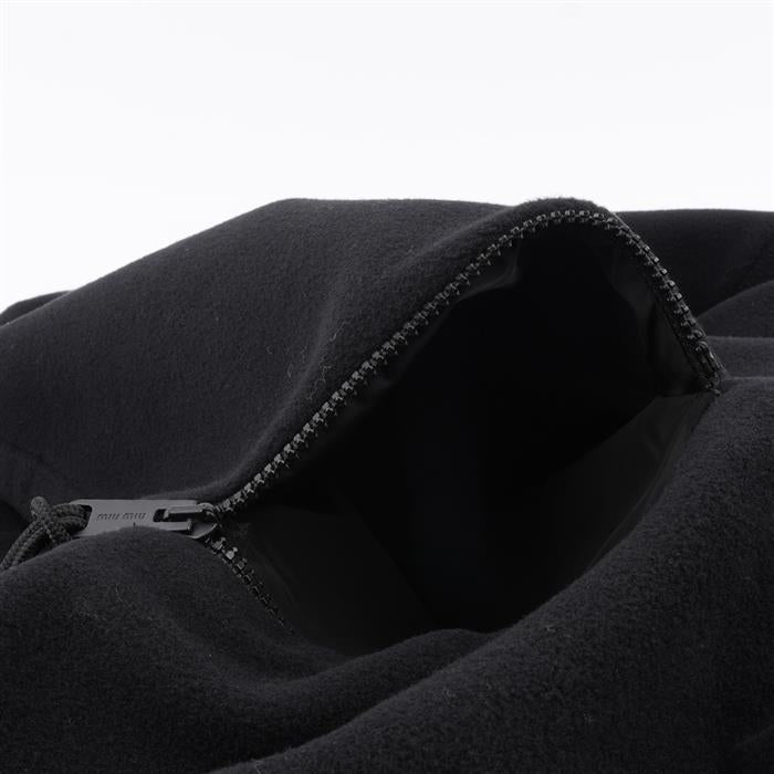 Miu Miu Black Fleece Sweatshirt