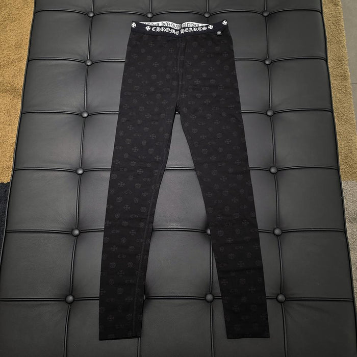 Chrome Hearts Allover Logo Black Women’s Leggings