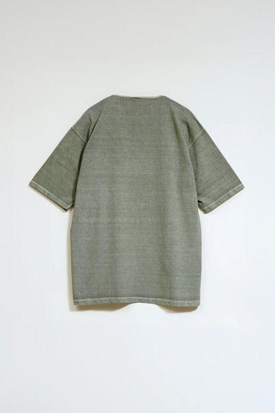 Nigel Cabourn Short Sleeve T-Shirt 80520021026 191 DARK GREEN DOM