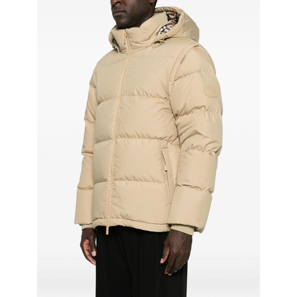 BURBERRY Black Down Puffer Jacket Men