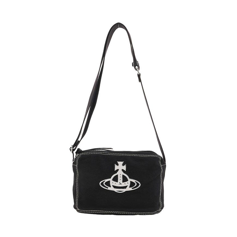 Vivienne Westwood Jude Crossbody Bag Black Leather Women’s