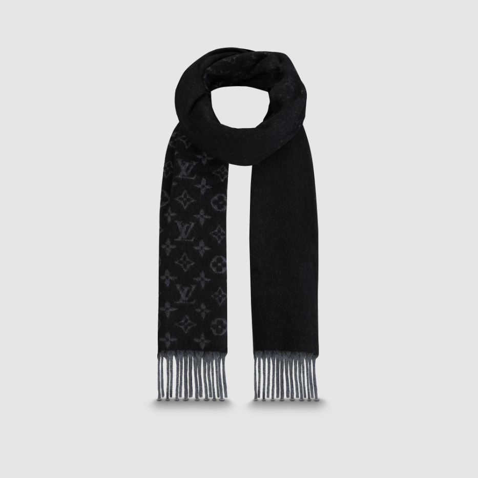 Louis Vuitton Monogram Gradient Scarf Muffler Shawl