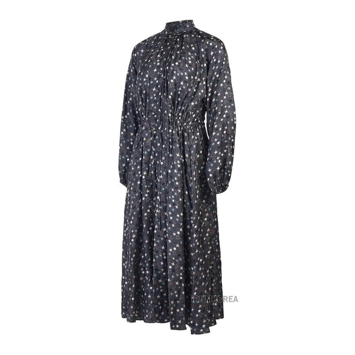 Max Mara Women's Aksé Silk Long Dress Black