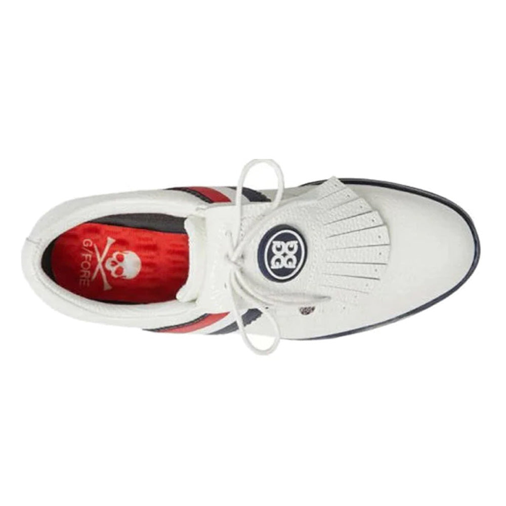 G/FORE Women’s Kiltie Triple-Stripe Golf Shoes Low-Top Sneakers