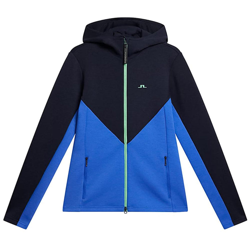 J LINDEBERG Crystal Logo Zip Hoodie Jacket