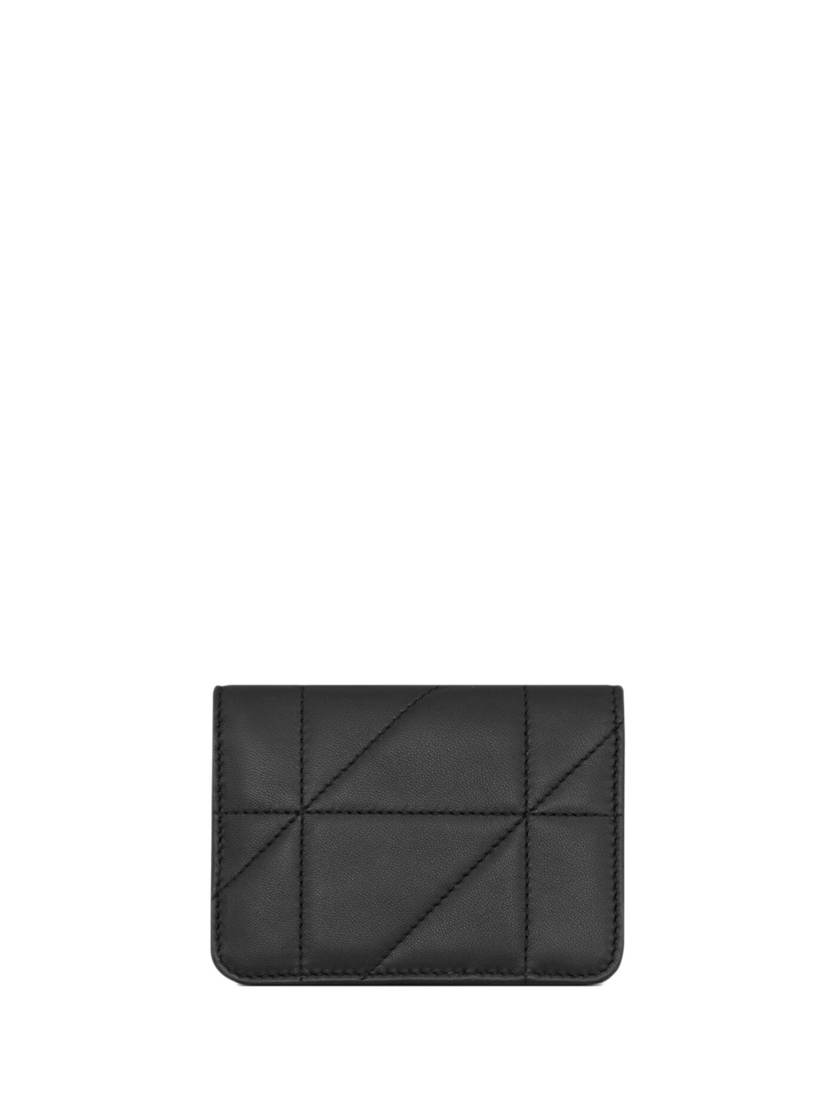 Saint Laurent Black Leather Clutch Bag