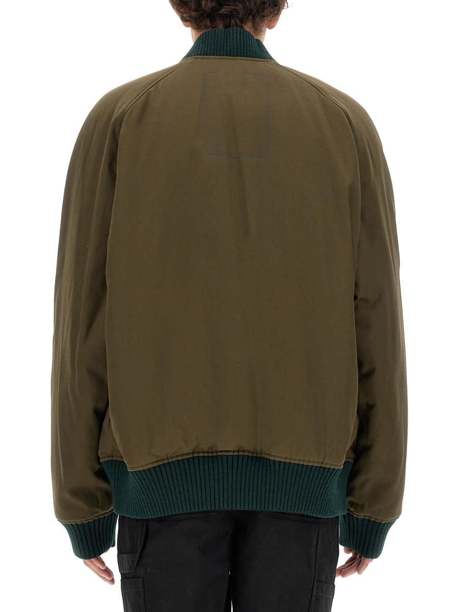 BURBERRY Black Nylon Bomber Jacket Men