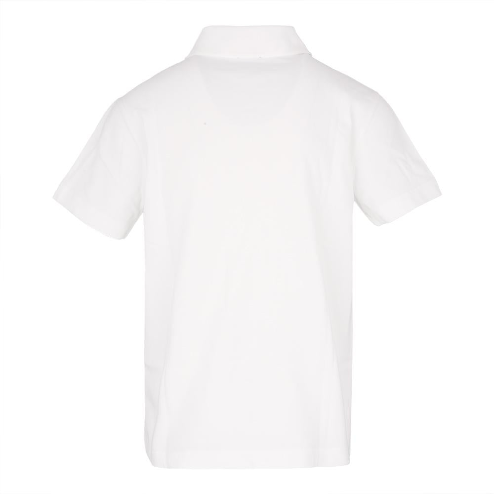 BURBERRY Logo Embroidered Short Sleeve Polo Shirt for Men
