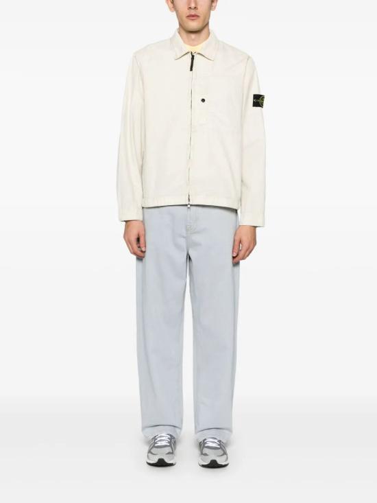 STONE ISLAND Black Cotton Zip Jacket for Men K1S151200032S00WNV0195 SAND DOM