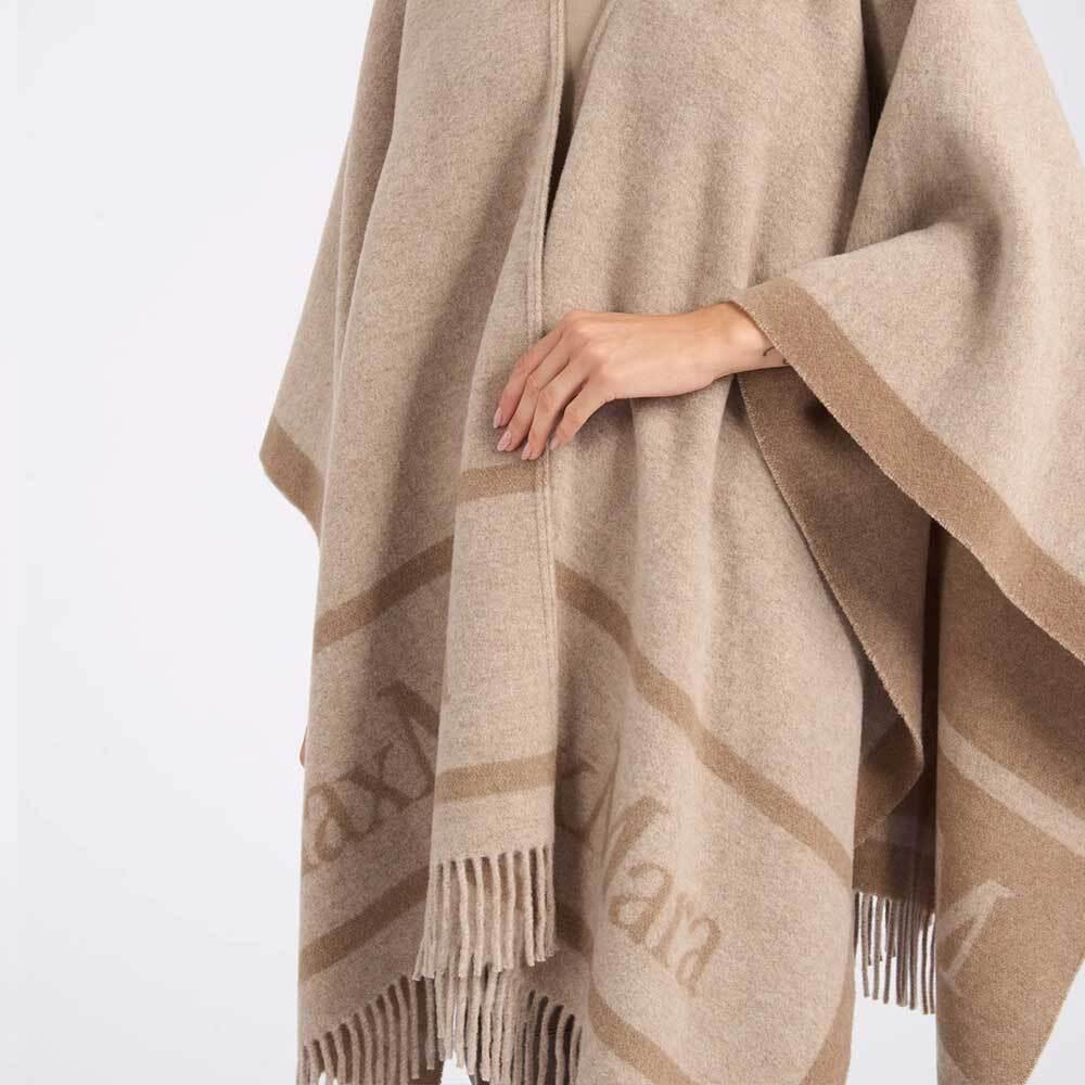 Max Mara Hilde Wool Cape Coat for Women 24546071600 001