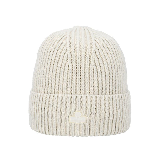 Isabel Marant Meyers Logo Patch Beanie Hat for Women