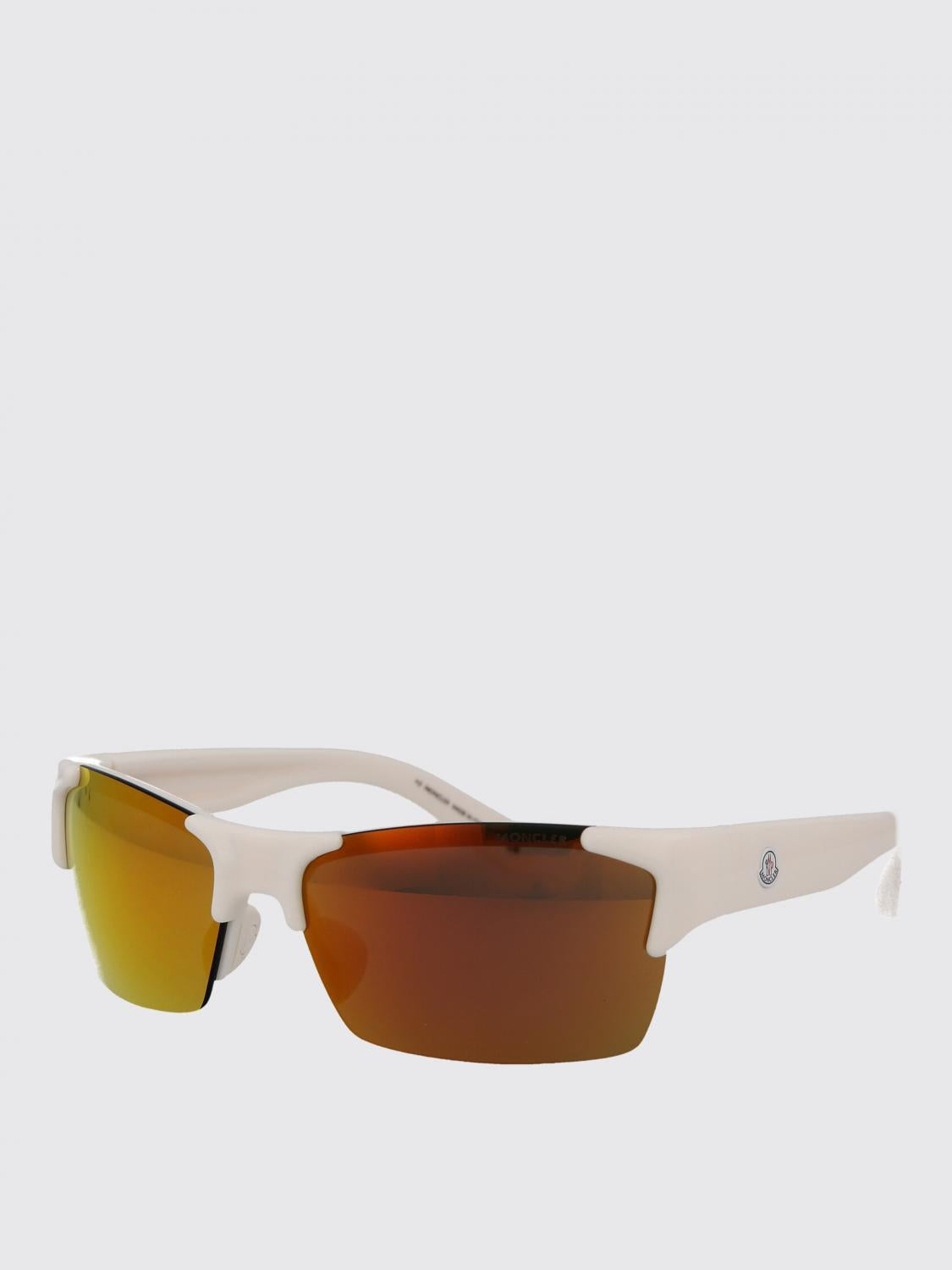 Moncler Gray Acetate Round Sunglasses