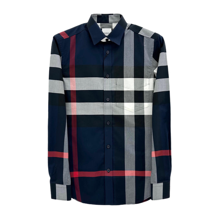 BURBERRY Bold Check Long-Sleeve Shirt 8073216 A1960
