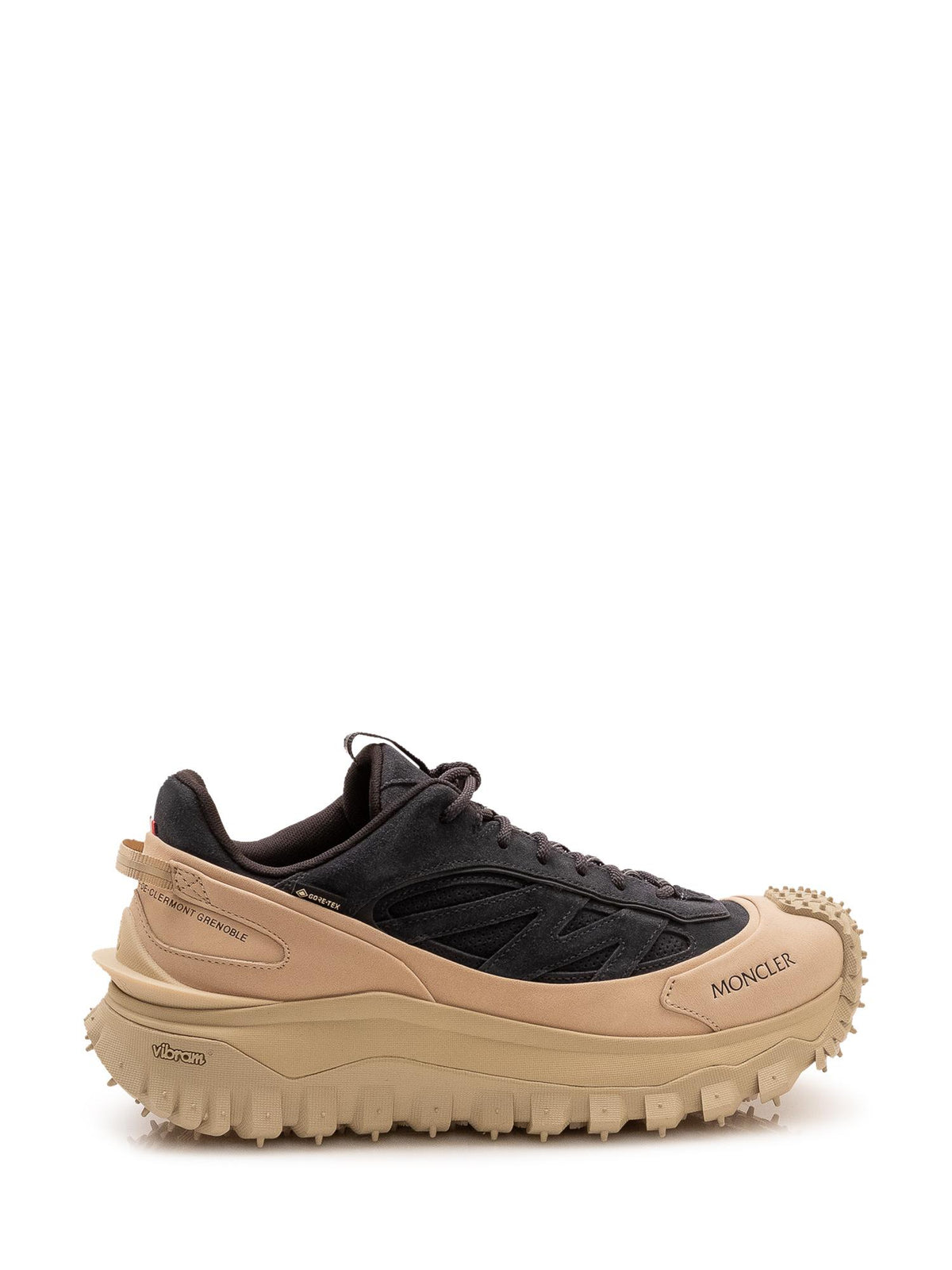 Moncler Leather Low-Top Sneakers Navy Men’s