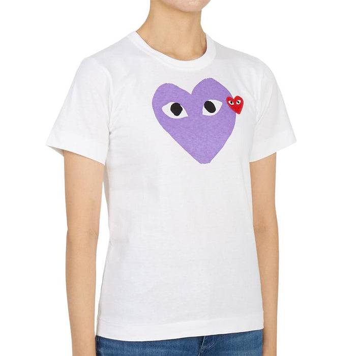 Comme des Garcons Red Heart Patch Short Sleeve T-Shirt AZ T105 051 1