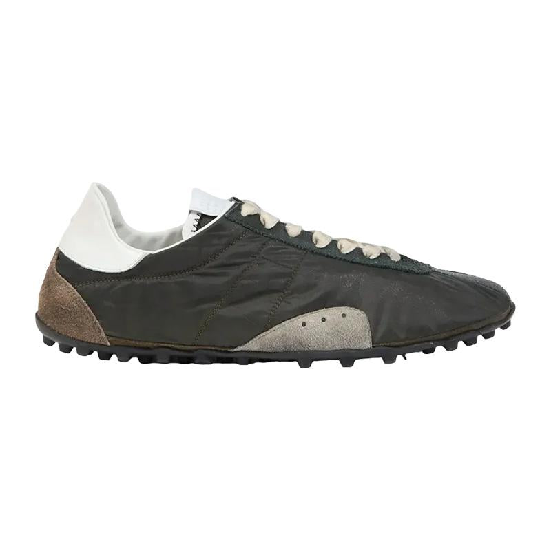 Maison Margiela Sprinter Low-Top Sneakers Men White Gray Leather