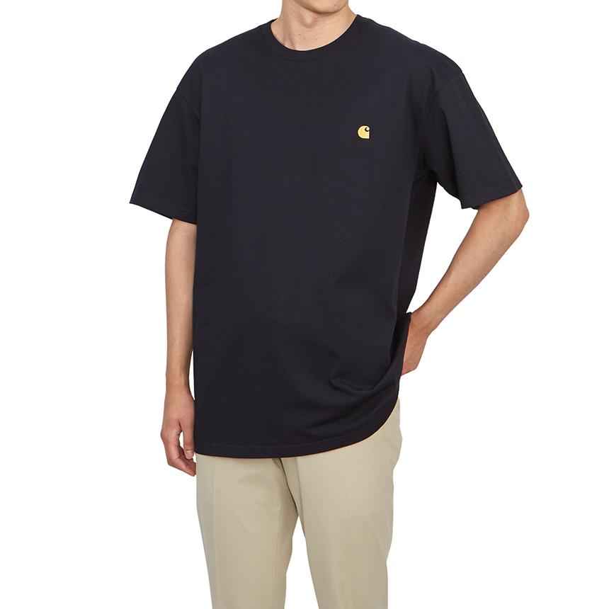 Carhartt Chase Men’s Short Sleeve T-Shirt Black Cotton