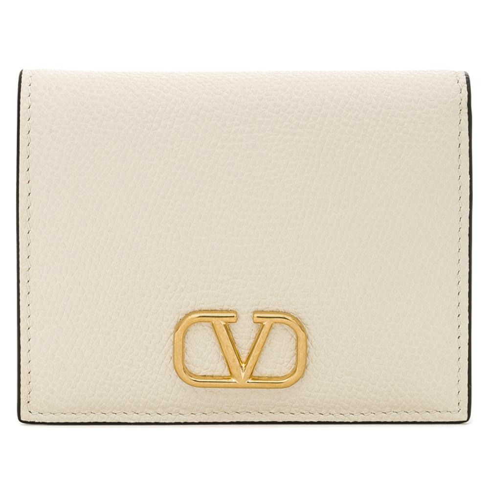VALENTINO V Logo Signature Compact Bifold Wallet SNPI16