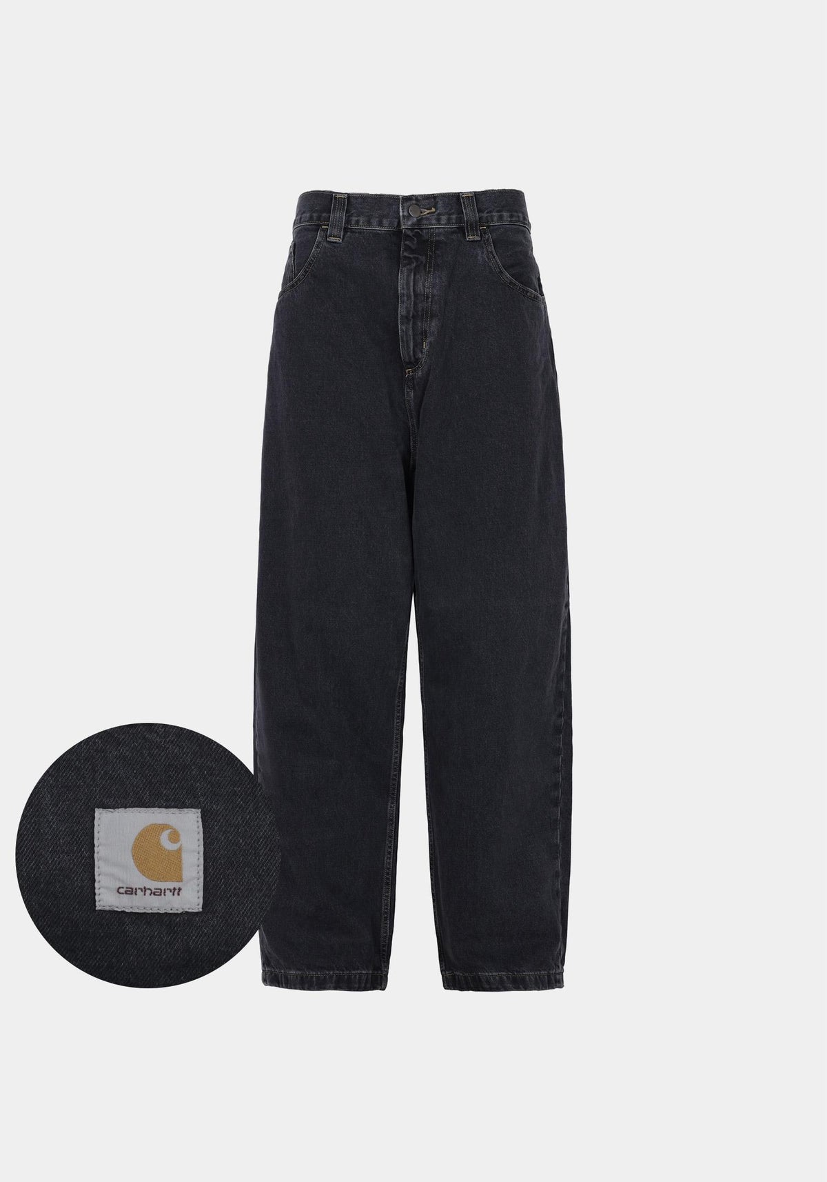 Carhartt Black Stonewashed Brandon Denim Pants