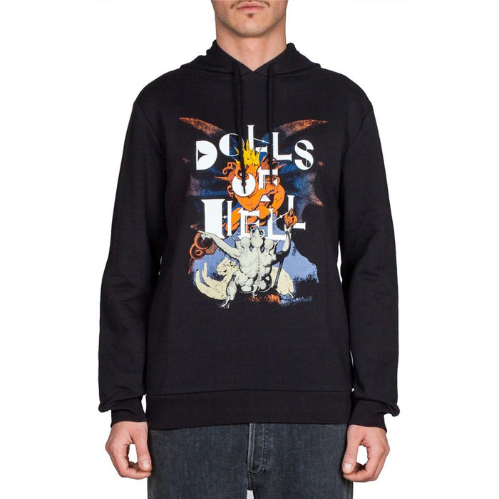 A.P.C. Dolls of Hell Black Hoodie Men's Pullover Sweatshirt