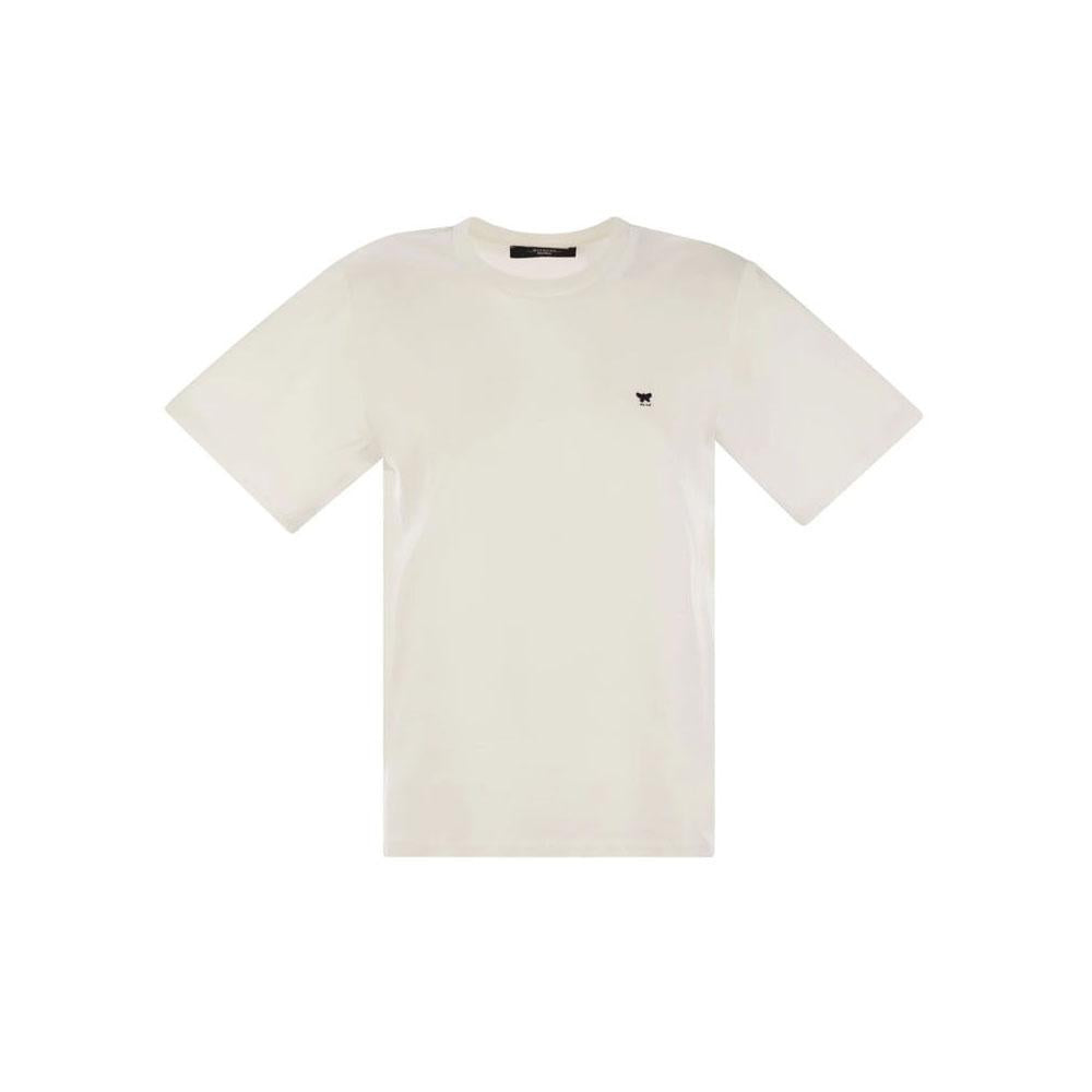 Max Mara White Logo T-Shirt 2515971031 001