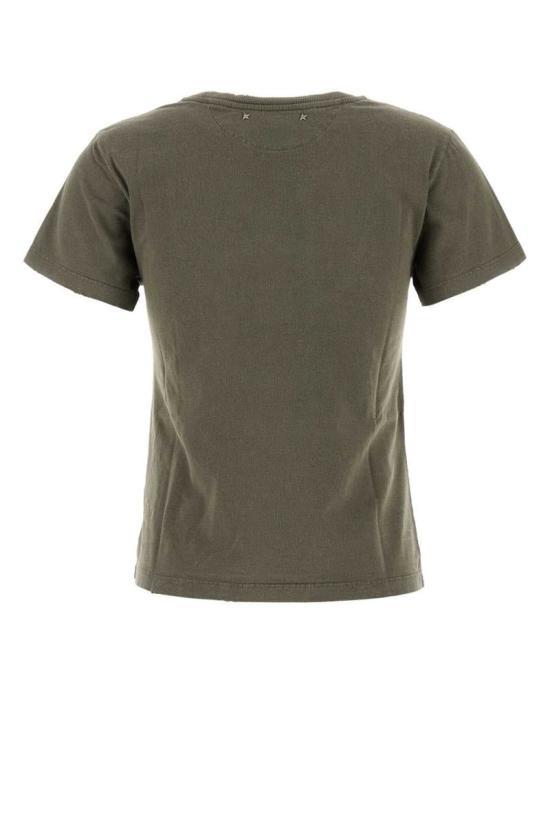 GOLDEN GOOSE Short Sleeve T-Shirt White Cotton Womens Top GWP01221 P00067135479